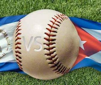 Tope amistoso de bisbol entre Nicaragua y Cuba