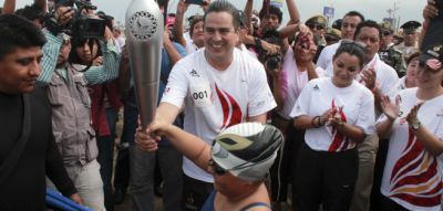 La Antorcha de Veracruz 2014 causa alegra y emocin en Coatzacoalcos