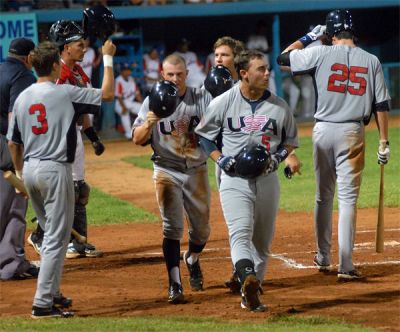 Estados Unidos vence 4-3 a Cuba en tope beisbolero
