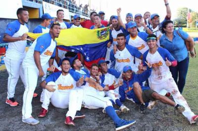 Venezuela campen panamericano de beisbol sub 23.