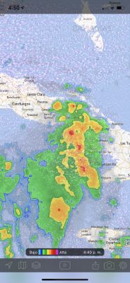 Foto del radar de hace unos minutos