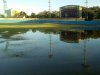 ]Estadio Julio Antonio Mella inundado