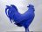 Mi gallo se pinta de azul