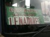 Las Tunas. Cartel del colectivo / bus, del equipo