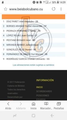 Nueva alineacion renovada