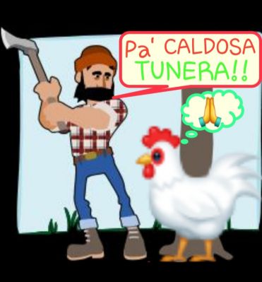 Gallo tierno, es Especial para la Caldosa Tunera!!