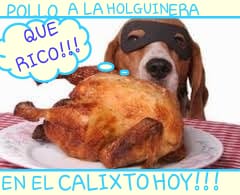 Comern pollo hoy?