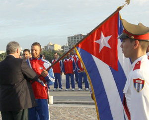 Abanderada la delegacin cubana al Clsico Mundial