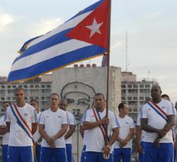 Abanderado equipo Cuba