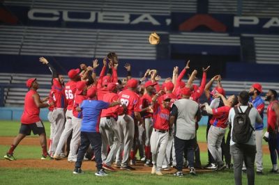 Artemisa, primer finalista de la Liga lite del Beisbol Cubano.