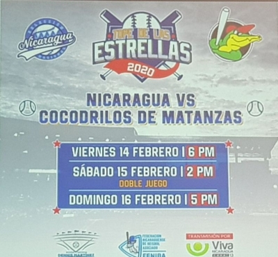 Cocodrilos pisan Nicaragua para representar a Cuba en tope de bisbol.