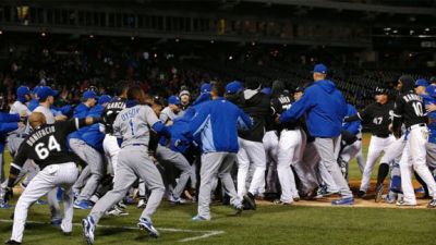 MLB: Cubanos se destacan en accidentado juego