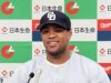 Dayan Viciedo termina como líder de bateo en la Liga Central de Japón.