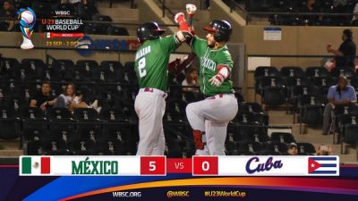 Derrota ante Mxico en Mundial Sub-23 de Beisbol.