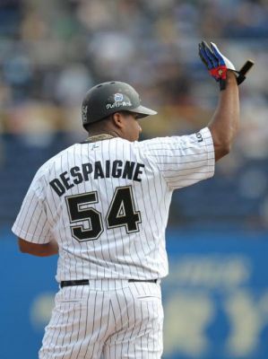 Despaigne a la pos temporada en la Liga Japonesa