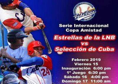 Disputarn Cuba y El Salvador Serie Amistosa de Bisbol.