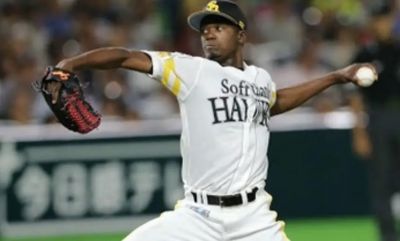 Livn Moinelo hace su debut como abridor en la NPB.