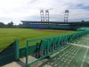 Preparan estadio Capitán San Luis para el clásico cubano de béisbol.
