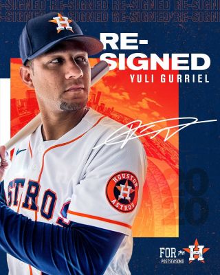 ltima hora! Yulieski Gurriel extiende contrato con Houston.