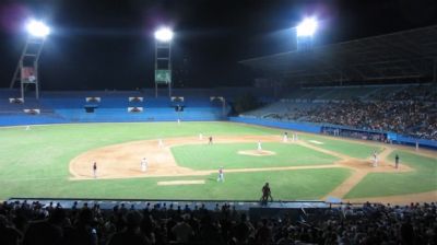 Una noche de béisbol