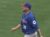 Yariel Rodríguez debutó perfecto con Toronto en la MLB.