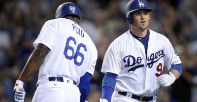 Yasiel Puig y Yasmani Grandal cargaron con los Dodgers.