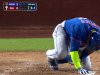 Yoenis Céspedes sale del juego de Mets tras bolazo en la mano izquierda